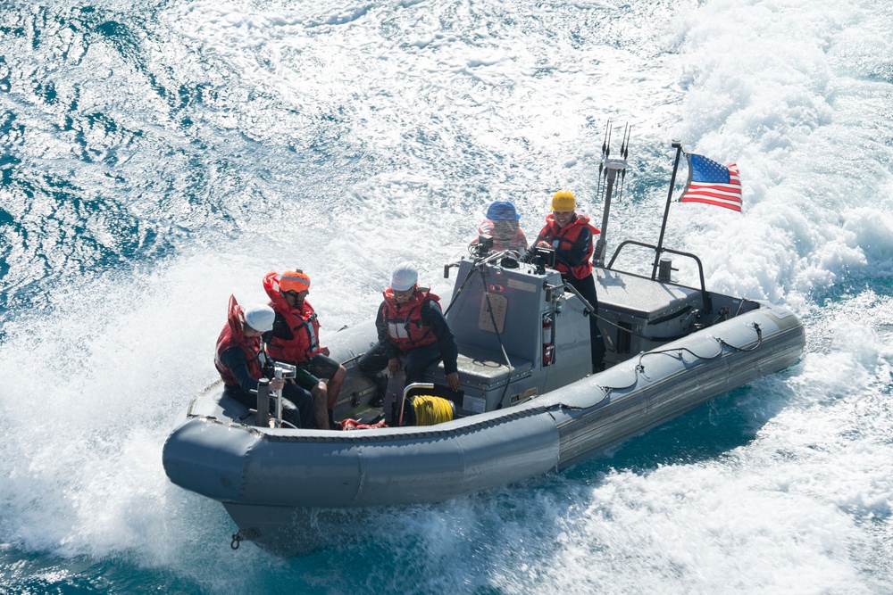USS America (LHA 6) Conducts Small Boat Operations
