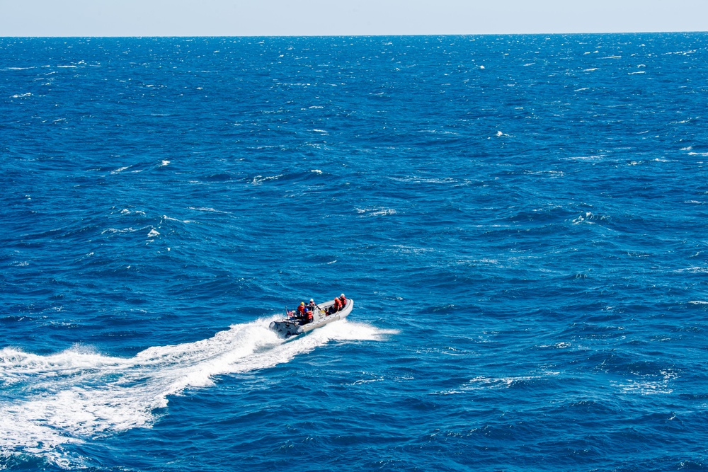 USS America (LHA 6) Conducts Small Boat Operations