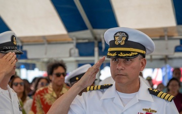 Navy Munitions Command Pacific East Asia Division Holds Change of Command Ceremony