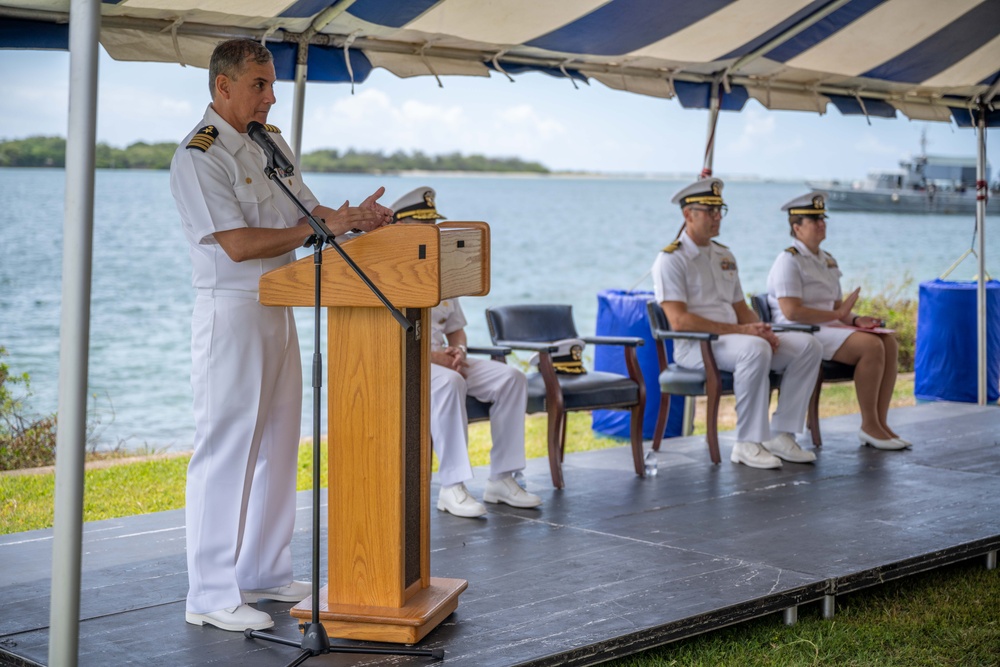 Navy Munitions Command Pacific East Asia Division Holds Change of Command Ceremony
