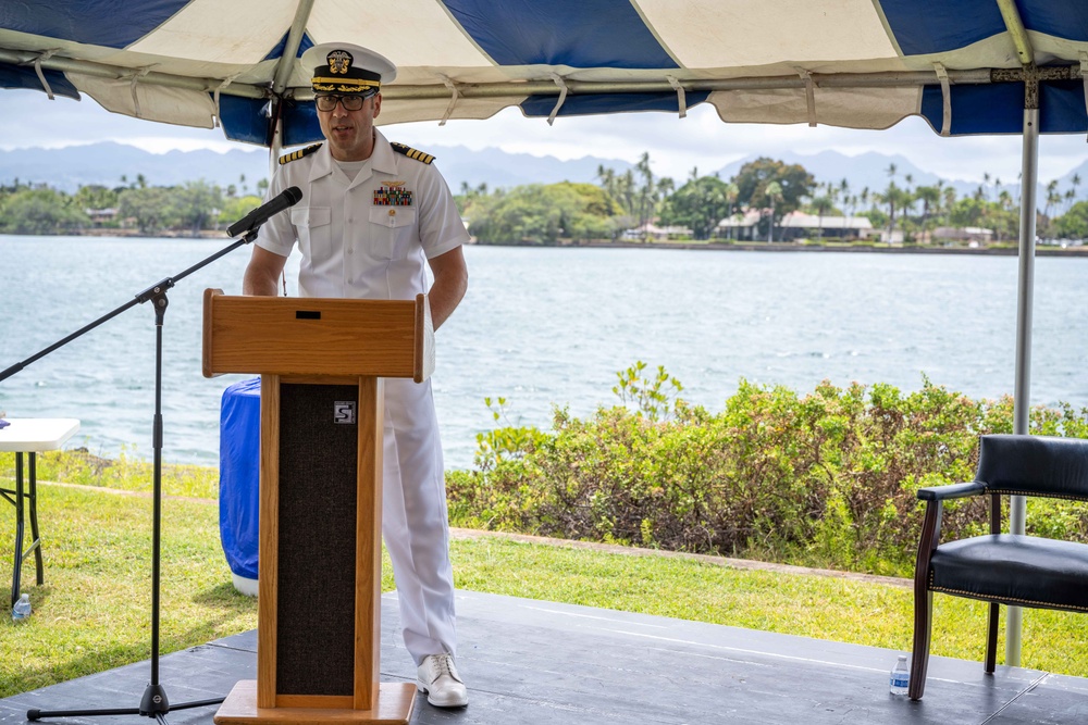 Navy Munitions Command Pacific East Asia Division Holds Change of Command Ceremony