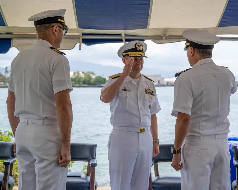 Navy Munitions Command Pacific East Asia Division Holds Change of Command Ceremony
