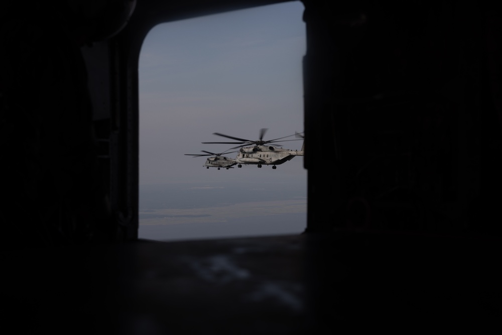 U.S. Marines with HMH-464 travel to New Jersey in support of Atlantic Alliance 2025