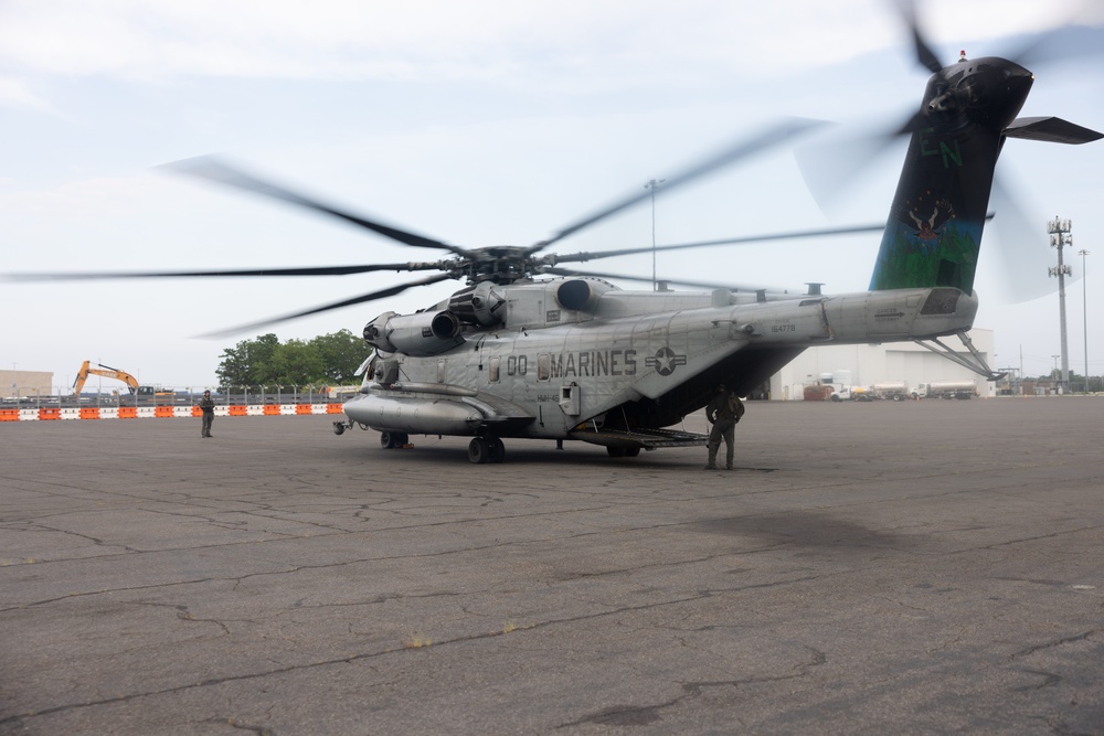 U.S. Marines with HMH-464 travel to New Jersey in support of Atlantic Alliance 2025