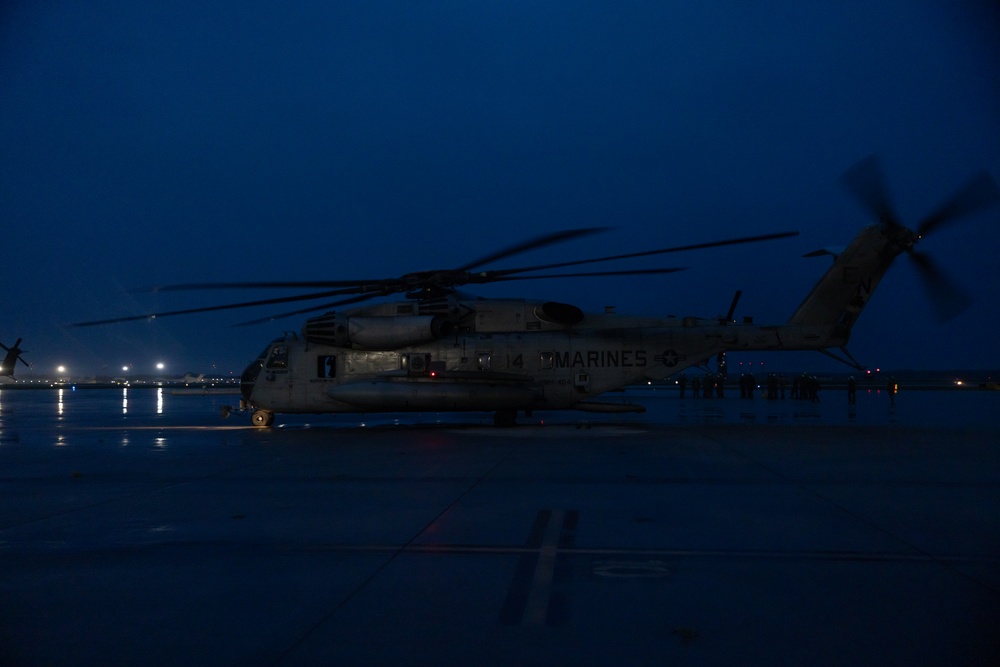 U.S. Marines with HMH-464 travel to New Jersey in support of Atlantic Alliance 2025
