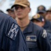 Adm. Steve Koehler, commander, U.S. Pacific Fleet, presents the Arleigh Burke Trophy Award to USS Michael Murphy