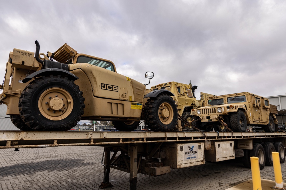 Talisman Sabre 2025 Logistics Load Operations in Australia