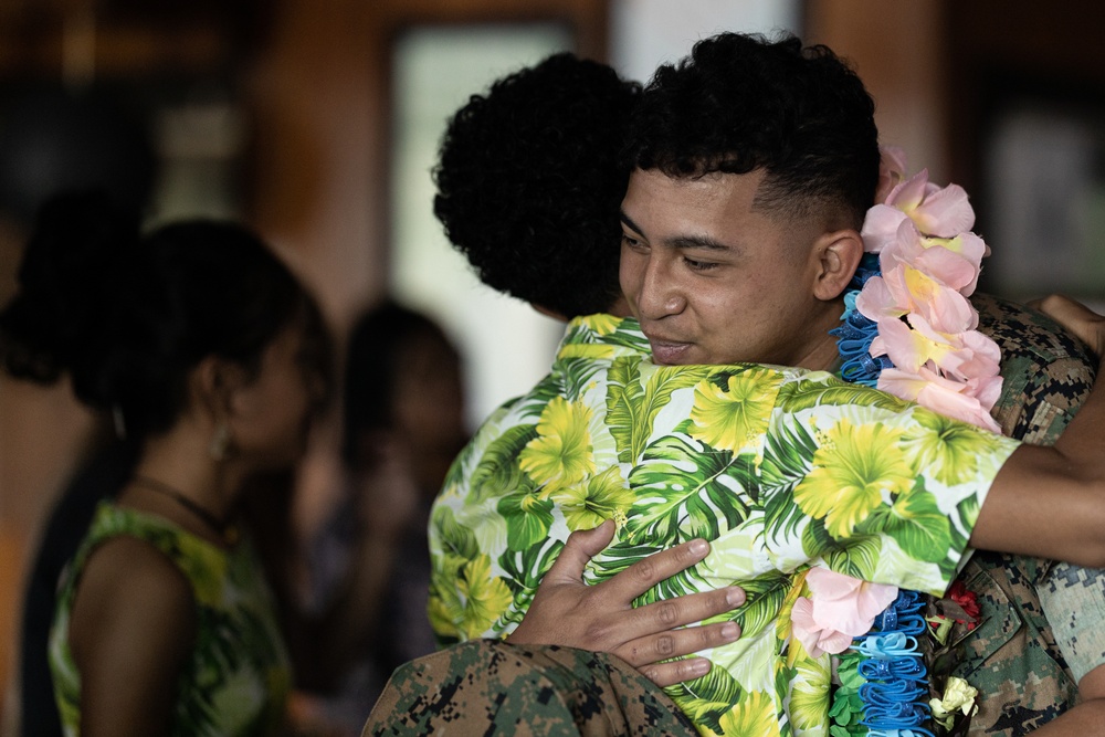 Palauan Marine Returns Home During Koa Moana 25