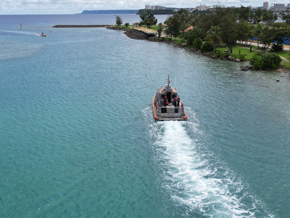 U.S. Coast Guard, Guam Customs and Quarantine Agency successfully assist Lucky Harvest
