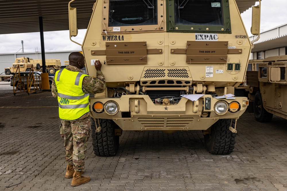 Talisman Sabre 2025 Logistics Load Operations in Australia
