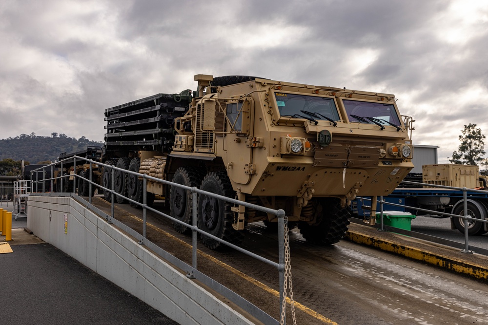 Talisman Sabre 2025 Logistics Load Operations in Australia