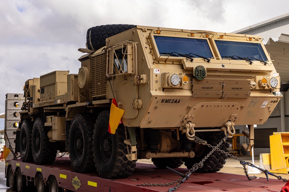 Talisman Sabre 2025 Logistics Load Operations in Australia