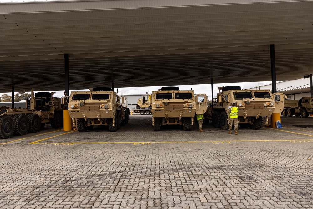 Talisman Sabre 2025 Logistics Load Operations in Australia