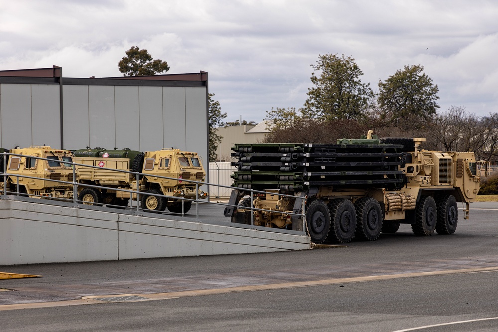 Talisman Sabre 2025 Logistics Load Operations in Australia