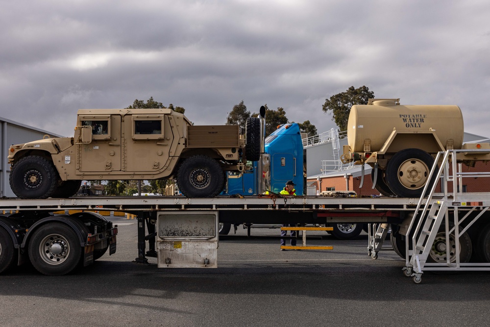 Talisman Sabre 2025 Logistics Load Operations in Australia