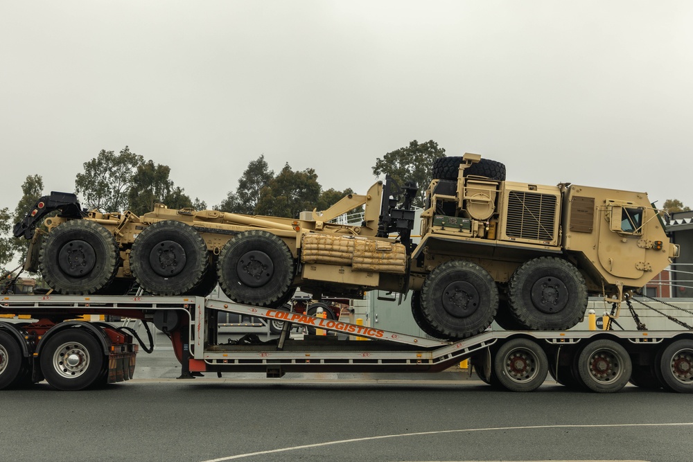 Talisman Sabre 2025 Logistics Load Operations in Australia