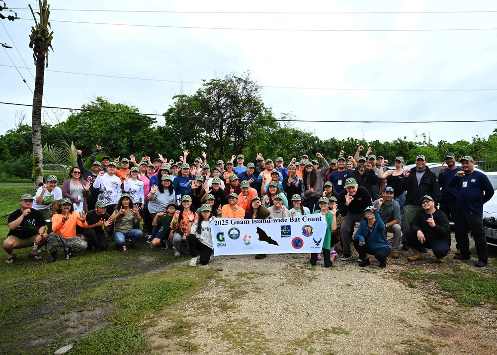36 CES participates in the 2025 Guam Island-wide Bat Count