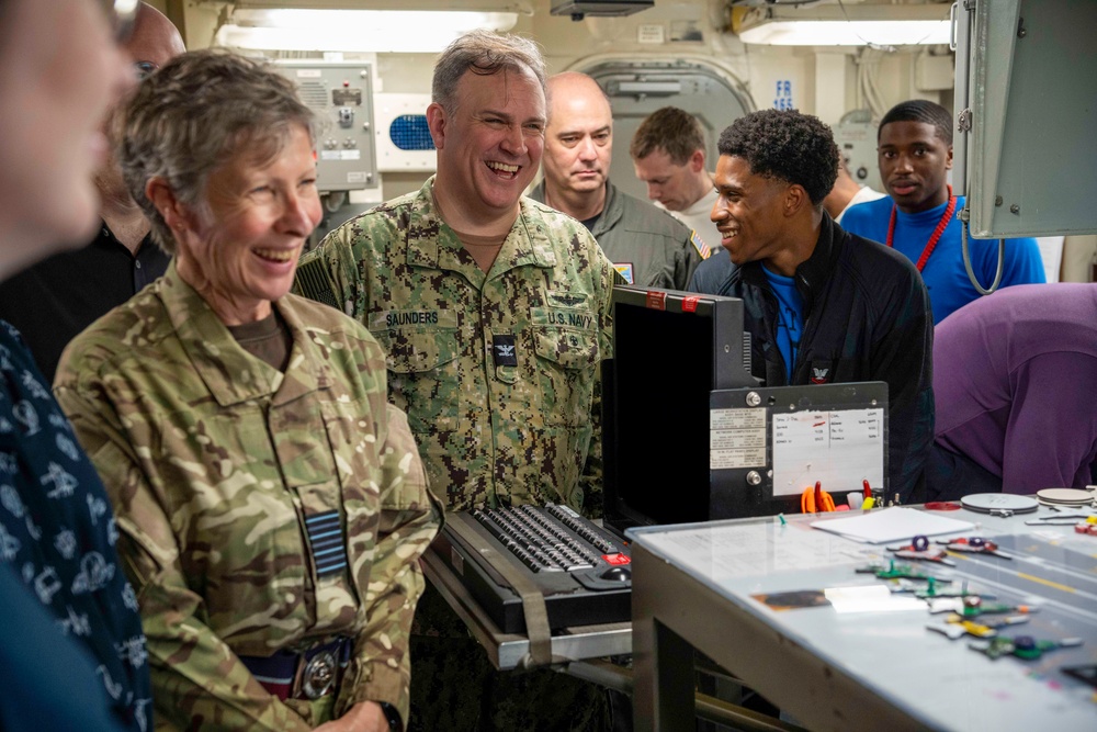 George Washington Hosts Distinguished Visitors