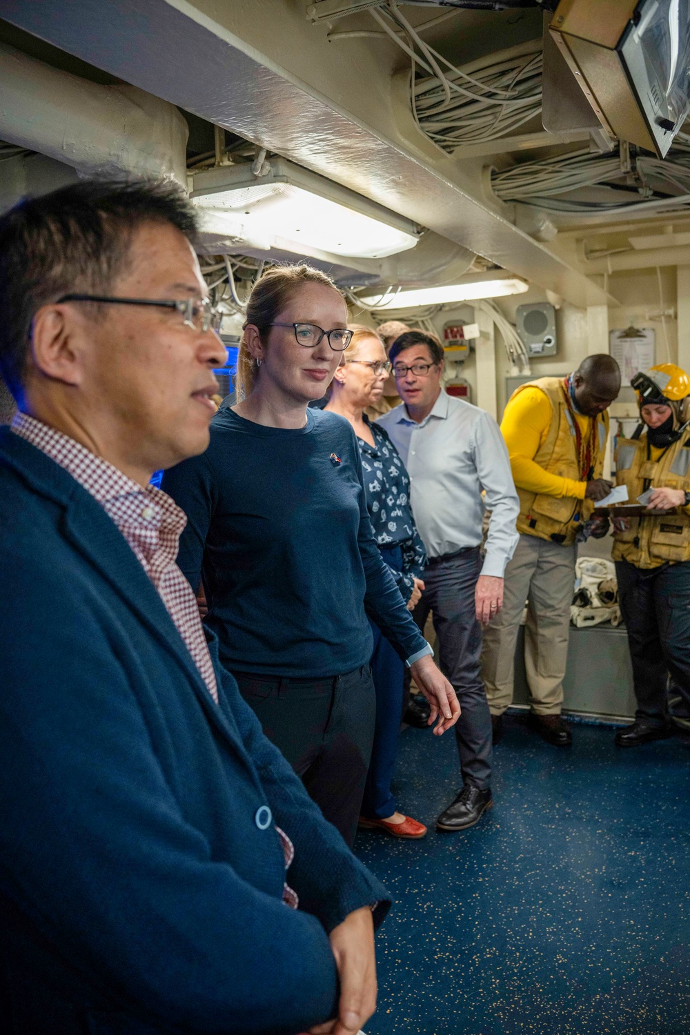 George Washington Hosts Distinguished Visitors