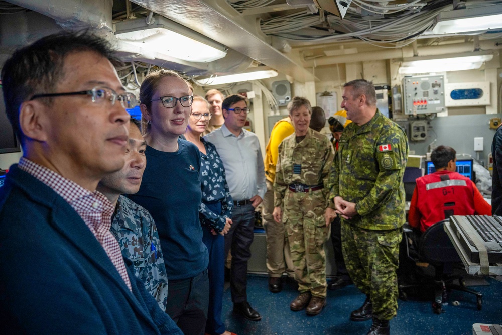 George Washington Hosts Distinguished Visitors