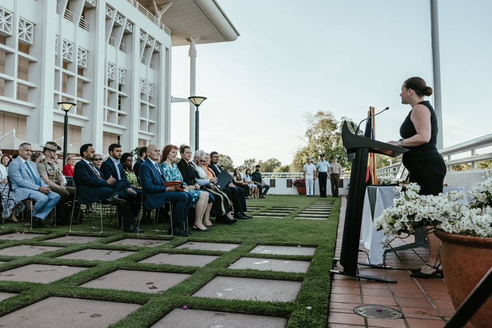 MRF-D 25.3: U.S. Marines participate in Northern Territory Day Citizenship Ceremony