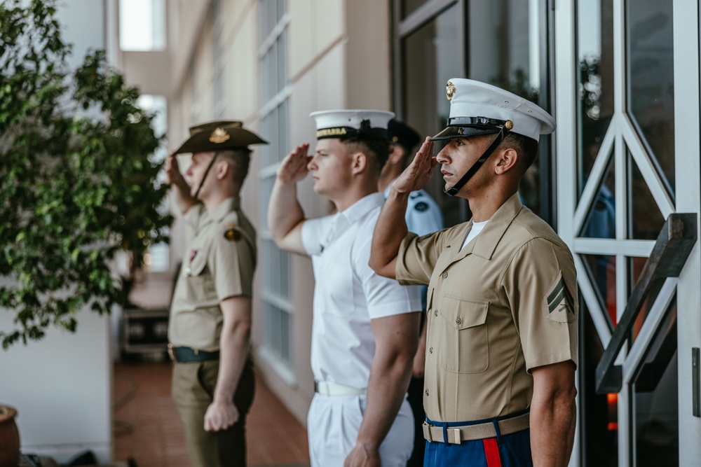 MRF-D 25.3: U.S. Marines participate in Northern Territory Day Citizenship Ceremony