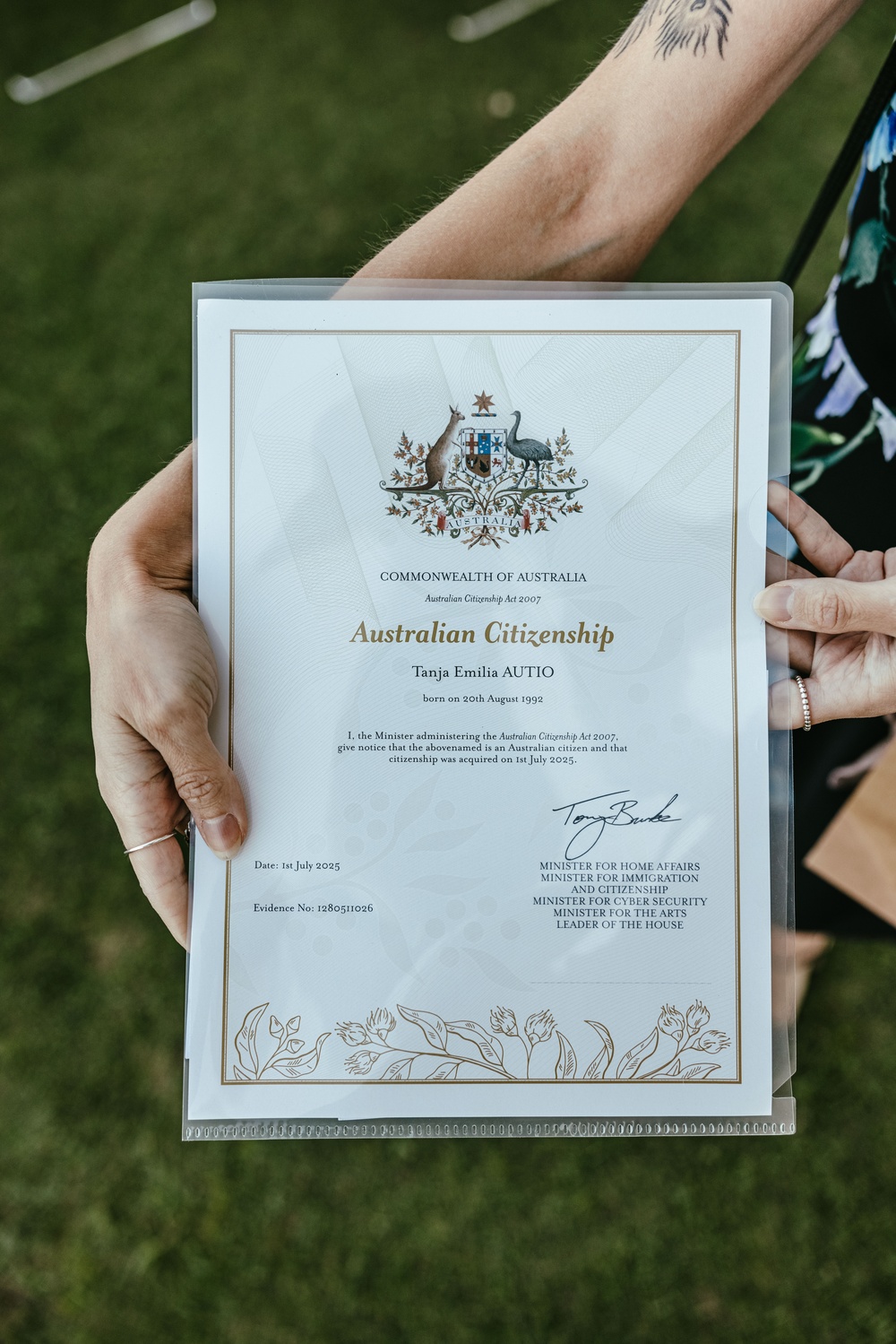 MRF-D 25.3: U.S. Marines participate in Northern Territory Day Citizenship Ceremony