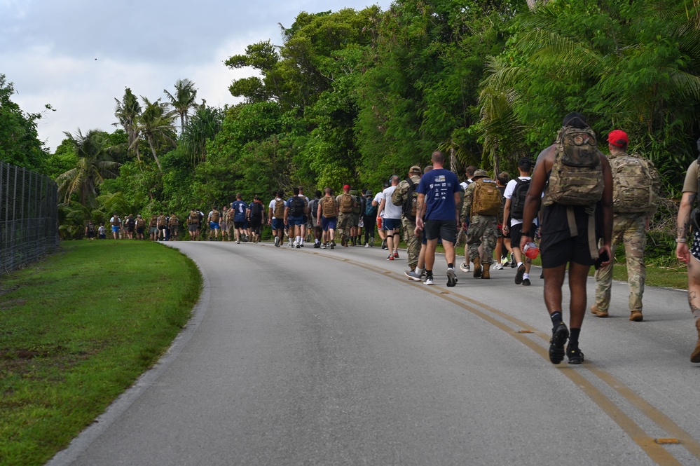 Andersen memorial ruck march honors fallen Airman