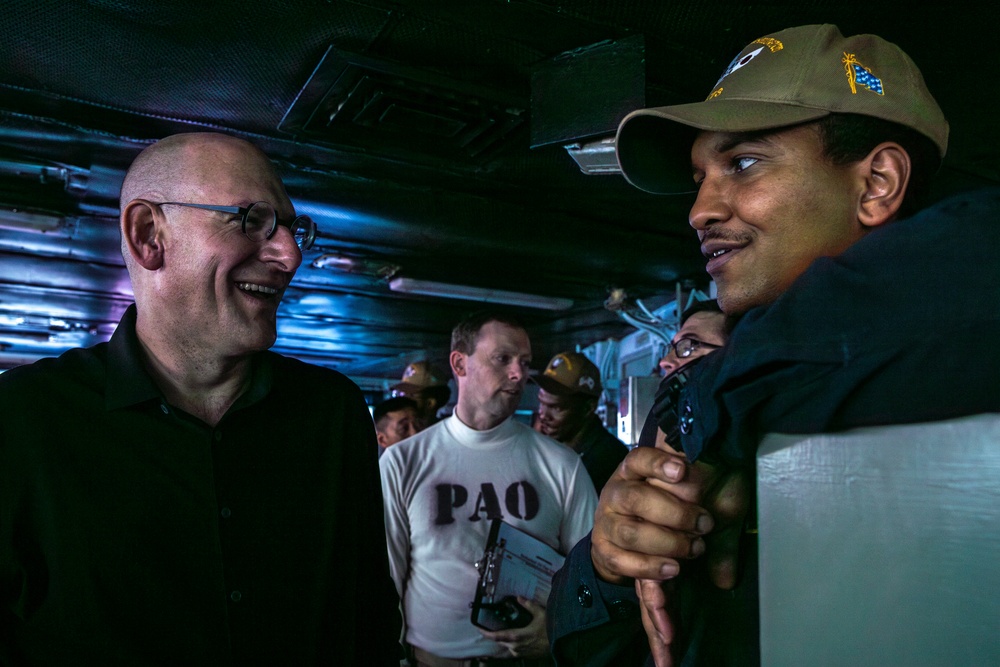 George Washington Hosts Distinguished Visitors