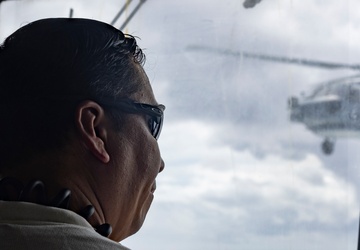 Shoup conducts flight quarters