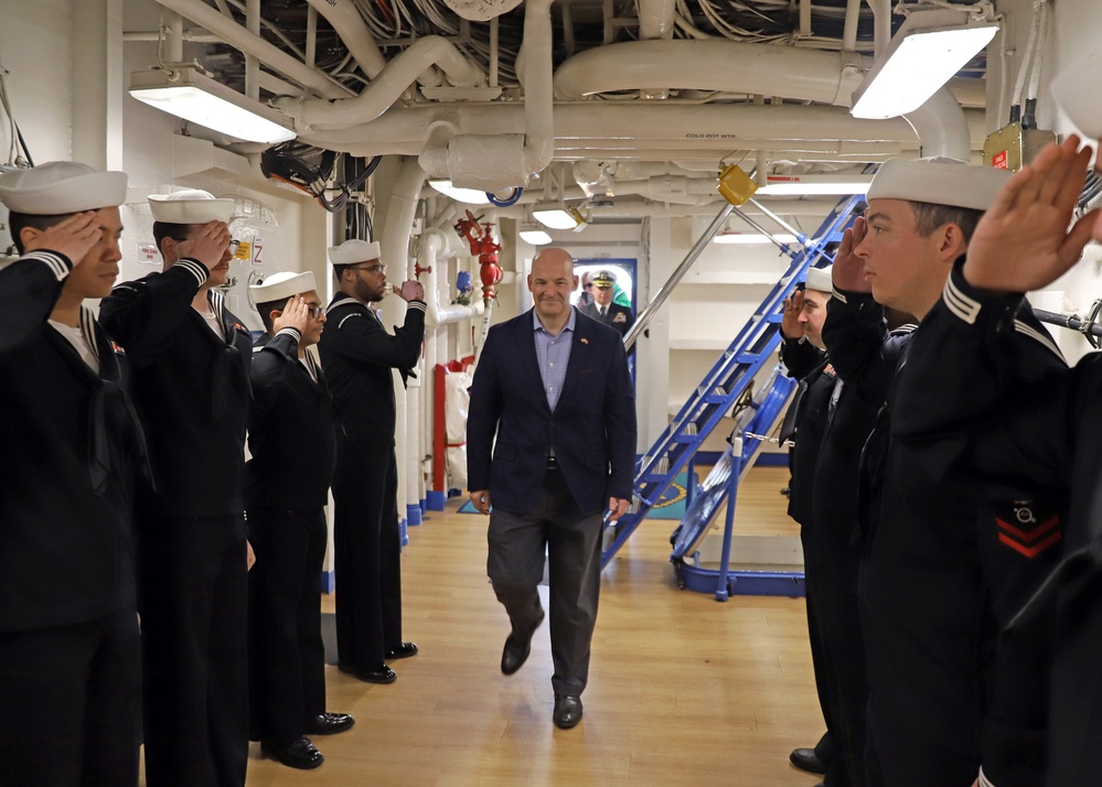 USS Mount Whitney Hosts KLE in Riga, Latvia USS Mount Whitney Hosts KLE in Riga, Latvia