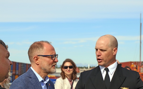 USS Mount Whitney Hosts KLE in Riga, Latvia