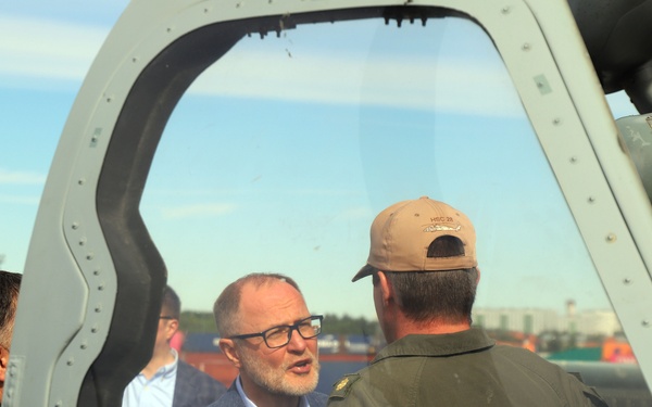 USS Mount Whitney Hosts KLE in Riga, Latvia