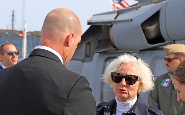 USS Mount Whitney Hosts KLE in Riga, Latvia