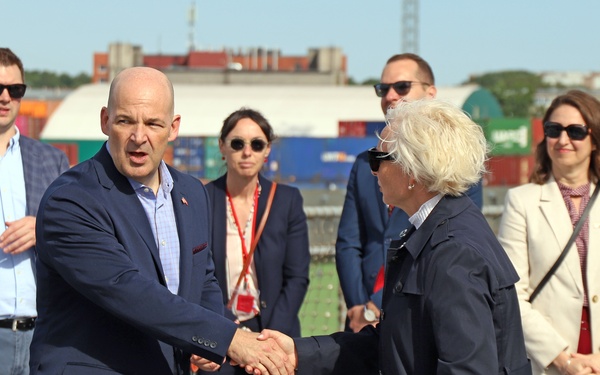 USS Mount Whitney Hosts KLE in Riga, Latvia