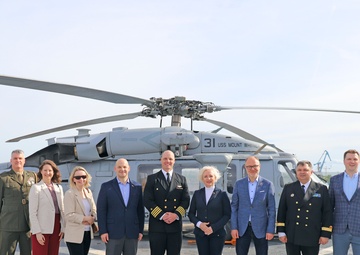 USS Mount Whitney Hosts KLE in Riga, Latvia