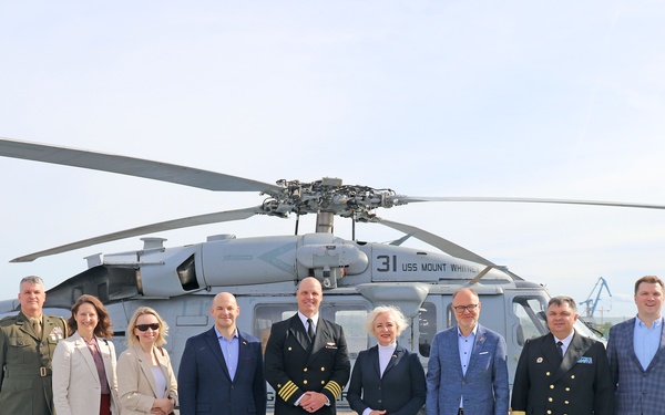 USS Mount Whitney Hosts KLE in Riga, Latvia