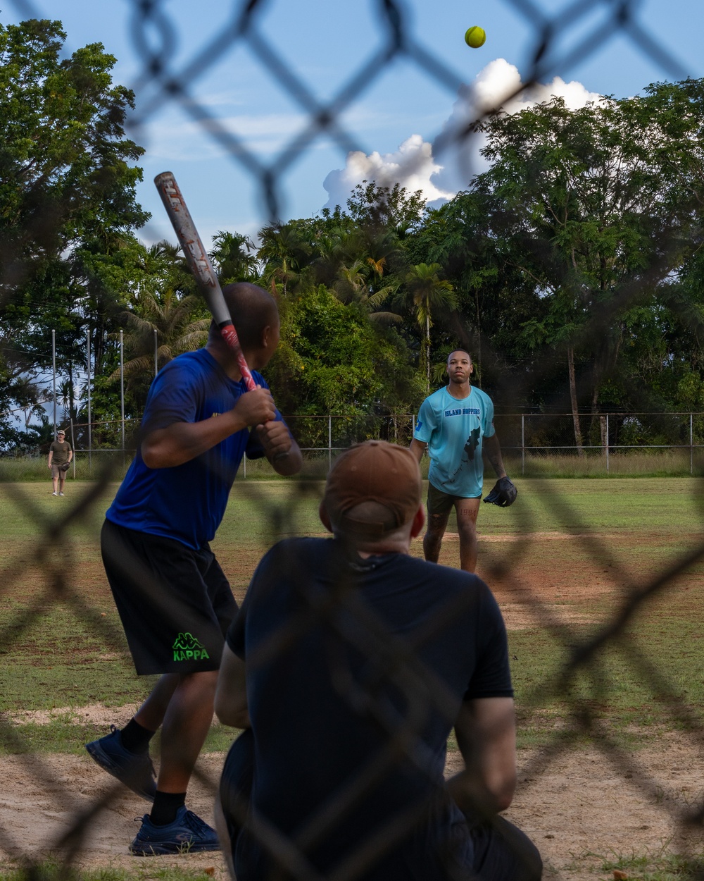 Palauan Fields, Marine Skills: Koa Moana Marines Participate in a Softball Game with Palauan Locals
