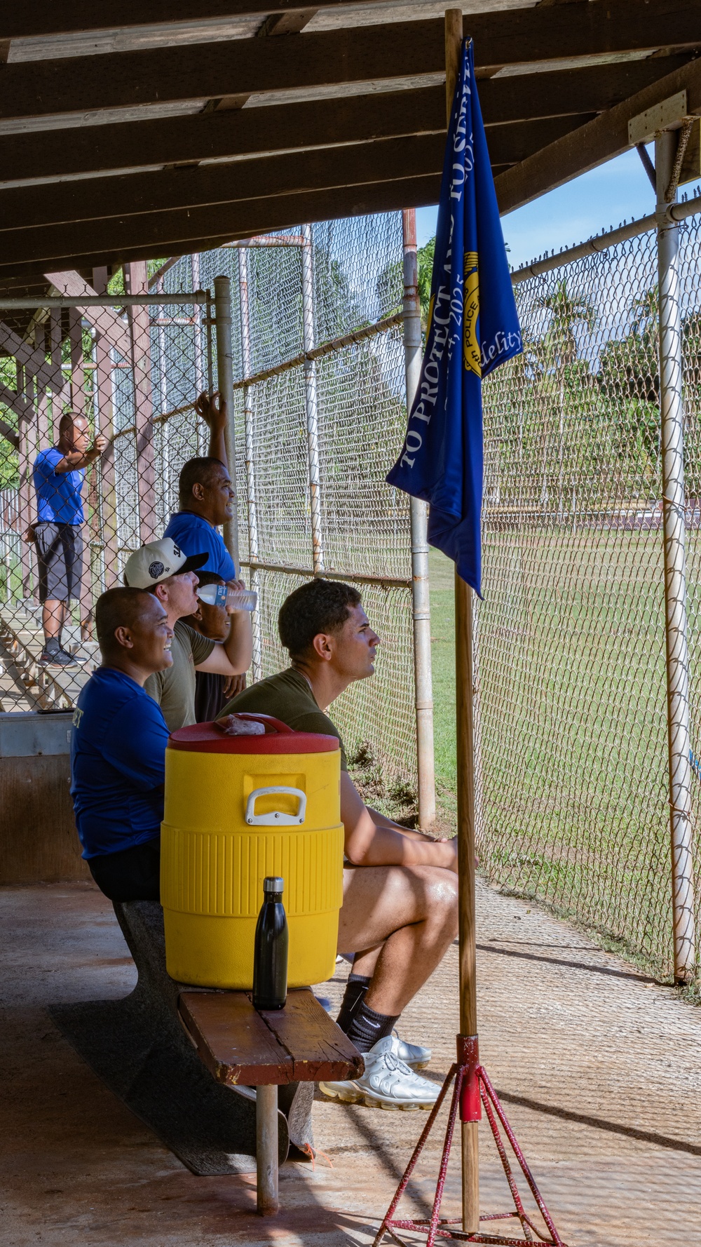 Palauan Fields, Marine Skills: Koa Moana Marines Participate in a Softball Game with Palauan Locals