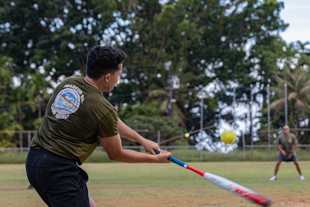 Palauan Fields, Marine Skills: Koa Moana Marines Participate in a Softball Game with Palauan Locals