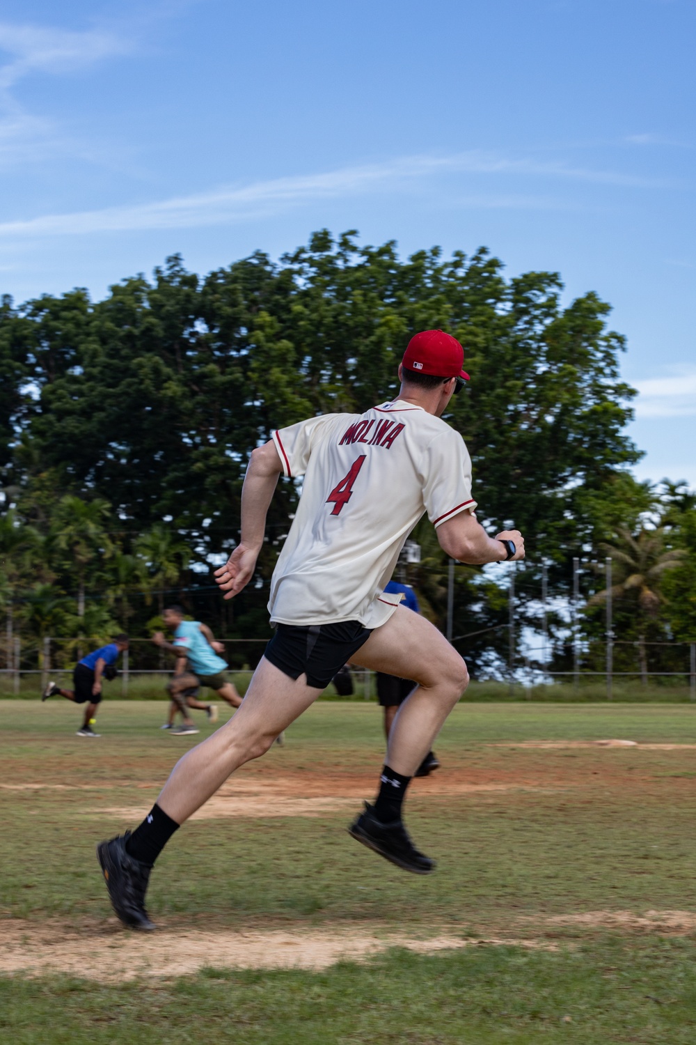 Palauan Fields, Marine Skills: Koa Moana Marines Participate in a Softball Game with Palauan Locals