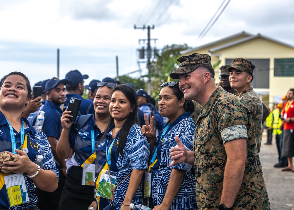 From Base to Baton: Koa Moana Marines provide support for the Pacific Mini Games 2025