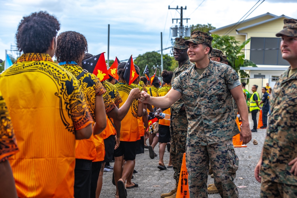 From Base to Baton: Koa Moana Marines provide support for the Pacific Mini Games 2025