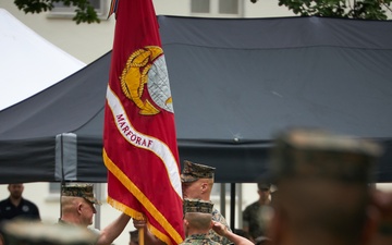 New Commander takes over Marine Corps Forces in Europe