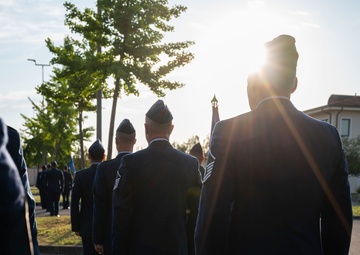 31st WSA Reveille and open ranks