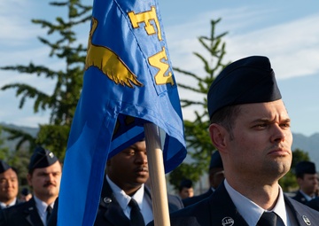 31st WSA Reveille and open ranks