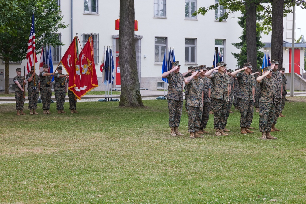 U.S. Marine Corps Forces Europe and Africa Change of Command