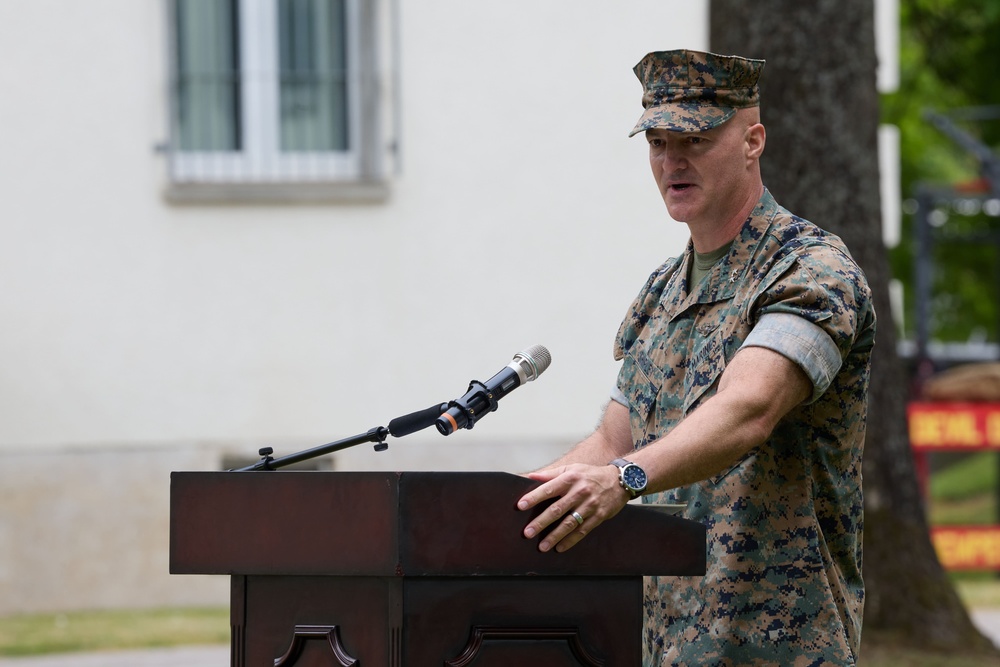 U.S. Marine Corps Forces Europe and Africa Change of Command
