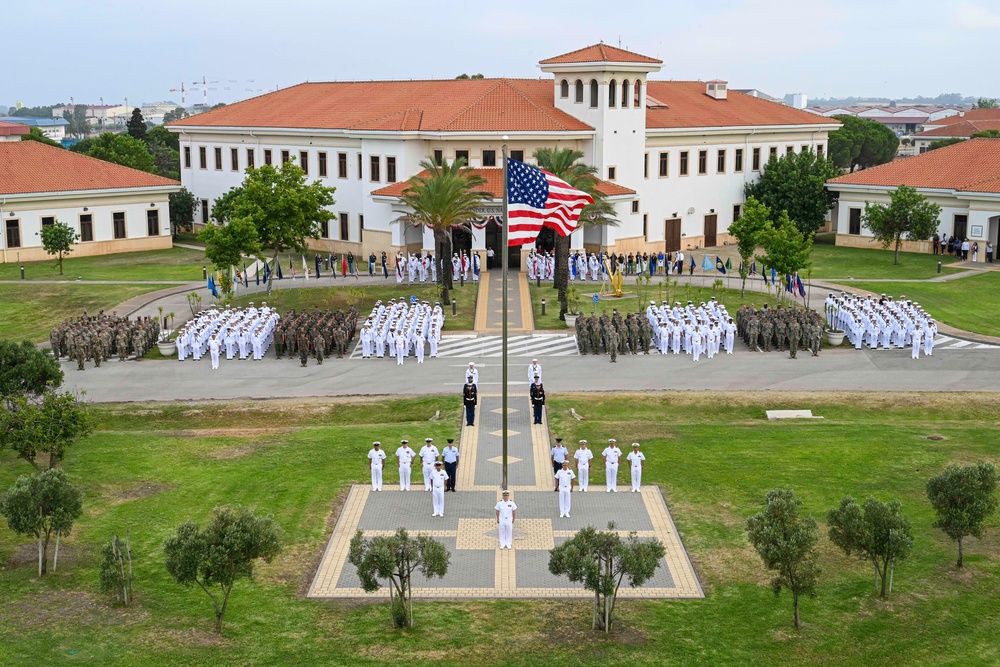 NAVSTA Rota Flag Raising Ceremony 2025