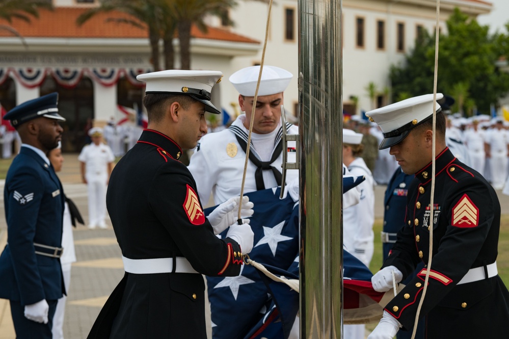 2025 NAVSTA Rota Flag Raising Ceremony